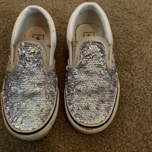 Sequin sneakers